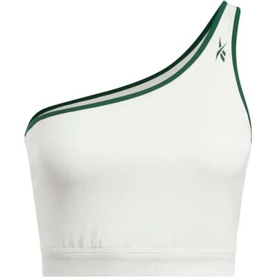 Reebok Bustier Cl Q2 Cs Asym Bustier - Bralette - Alb - L Reebok Bustier Cl Q2 Cs Asym Bustier - Bralette - Alb - L