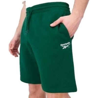 Reebok Μοντέλο 100076441 Πράσινα σορτς - Shorts Reebok Μοντέλο 100076441 Πράσινα σορτς - Shorts