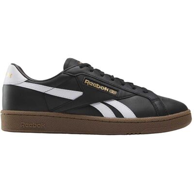 Reebok Club C Grounds UK Noir/Blanc/Chiclé - Baskets - Style Vintage - Publicité Reebok Club C Grounds UK Noir/Blanc/Chiclé - Baskets - Style Vintage - Publicité