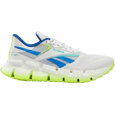 Reebok Floatzig 1 White/ Digital Lime/ Kinetic Blue Unisex Sneakers - Footwear Reebok Floatzig 1 White/ Digital Lime/ Kinetic Blue Unisex Sneakers - Footwear