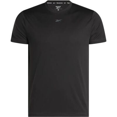 Reebok ID TRAIN SS TECH TEE - Sportig svart träningslinne för män Reebok ID TRAIN SS TECH TEE - Sportig svart träningslinne för män