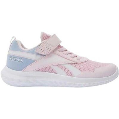 Reebok Rush Runner 5 Baskets Elastiques Rose - Baskets Reebok Rush Runner 5 Baskets Elastiques Rose - Baskets