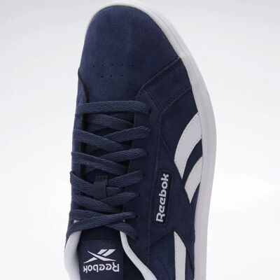 Reebok Court Retro - Baskets - Tige en cuir, Profil bas, Lacets - Publicité Reebok Court Retro - Baskets - Tige en cuir, Profil bas, Lacets - Publicité