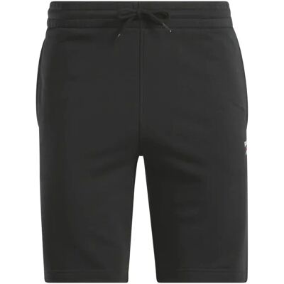 Reebok - Identity Small Logo Ft Short - Nero - XXL - Shorts Reebok - Identity Small Logo Ft Short - Nero - XXL - Shorts