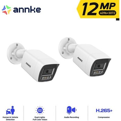 ANNKE - 12MP Dual Light - 2.8mm - Color Night Vision - Security Camera ANNKE - 12MP Dual Light - 2.8mm - Color Night Vision - Security Camera
