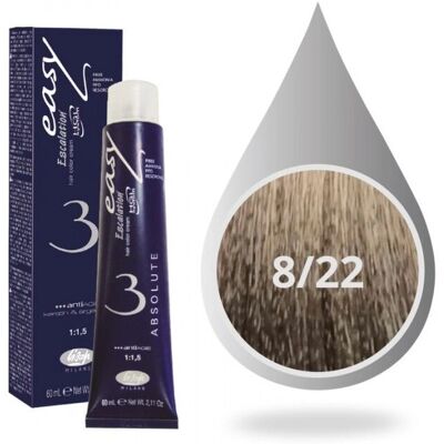 Lisap Easy Absolute 3 8/22 Helles Blond Mat - Haarfarbe Lisap Easy Absolute 3 8/22 Helles Blond Mat - Haarfarbe