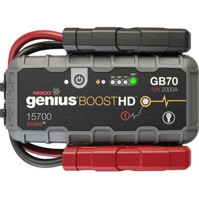 Noco GB70 2000A Jump Starter - Vehicle, Gray Noco GB70 2000A Jump Starter - Vehicle, Gray