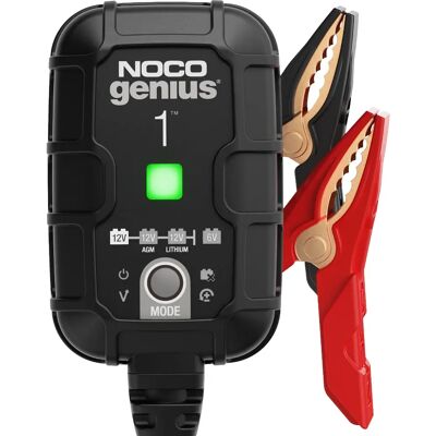 Chargeur de batterie Noco Genius 1 - 6V, 12V - Auto Chargeur de batterie Noco Genius 1 - 6V, 12V - Auto