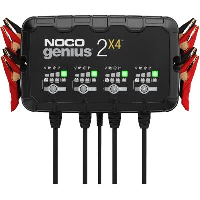 NOCO Genius2x4 8A 4-Bank Batterijlader - Batterijlader NOCO Genius2x4 8A 4-Bank Batterijlader - Batterijlader