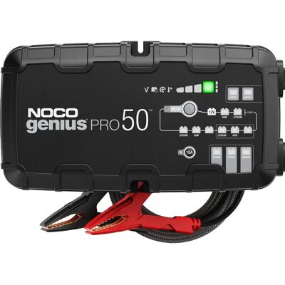 NOCO Geniuspro50 50A Batterilader - Automatisk, Multivoltage, 6V/12V/24V NOCO Geniuspro50 50A Batterilader - Automatisk, Multivoltage, 6V/12V/24V