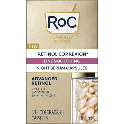Roc Retinol Correxion Lijnverstevigend Nachtserum Capsules (30 stuks) Roc Retinol Correxion Lijnverstevigend Nachtserum Capsules (30 stuks)