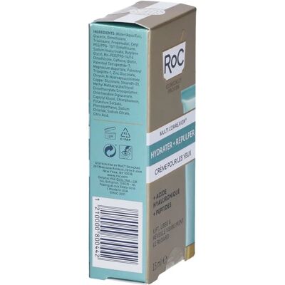 Roc Multi Correxion Idrata + Rimpolpa Crema Per Gli Occhi (15ml) Roc Multi Correxion Idrata + Rimpolpa Crema Per Gli Occhi (15ml)