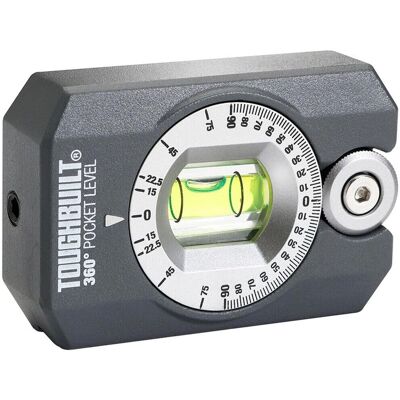 ToughBuilt TB-H2-L-4R 360° Magnetic Pocket Level - Level ToughBuilt TB-H2-L-4R 360° Magnetic Pocket Level - Level