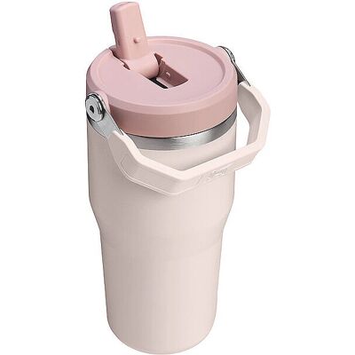 Stanley Pink Travel Mug - Double-Wall Stainless Steel Vacuum Insulation Stanley Pink Travel Mug - Double-Wall Stainless Steel Vacuum Insulation