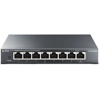 Switch de rede Gigabit PoE TP-Link TL-RP108GE Switch de rede Gigabit PoE TP-Link TL-RP108GE