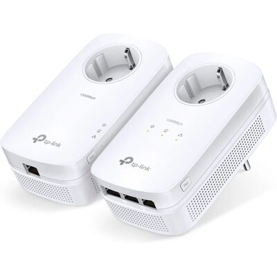 TP-Link - TL-PA8033P - Adaptador Powerline - Branco TP-Link - TL-PA8033P - Adaptador Powerline - Branco