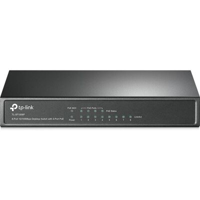 TP-Link - SF1008P - 8-Port - PoE - Switch TP-Link - SF1008P - 8-Port - PoE - Switch