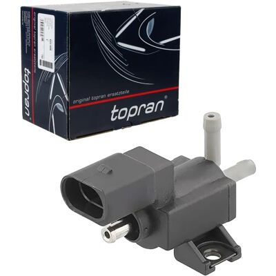 Topran Ladedruckregelventil - Elektrisch, 2 Kontakte, D-Form, GFK - für Audi, Seat, Skoda, VW Topran Ladedruckregelventil - Elektrisch, 2 Kontakte, D-Form, GFK - für Audi, Seat, Skoda, VW