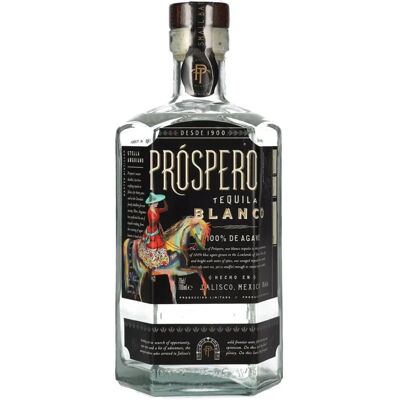 Tequila Blanco Próspero de Rita Ora - 100% Agave Weber Bleu, Édition Limitée - Publicité Tequila Blanco Próspero de Rita Ora - 100% Agave Weber Bleu, Édition Limitée - Publicité