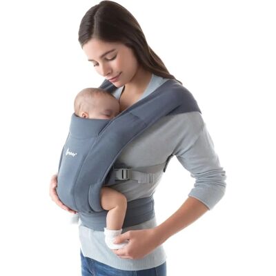 Ergobaby Embrace Baby Carrier - Oxford Blue - Ergonomic & Soft Ergobaby Embrace Baby Carrier - Oxford Blue - Ergonomic & Soft