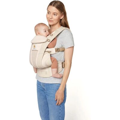 ergobaby Omni Breeze Porte-bébé - Softflex Mesh - beige naturel - Publicité ergobaby Omni Breeze Porte-bébé - Softflex Mesh - beige naturel - Publicité