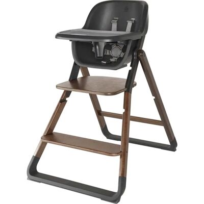 Ergobaby Evolve Chaise Haute 3-en-1 - Bois Foncé - Design Moderne - Réglable et Pliable - Publicité Ergobaby Evolve Chaise Haute 3-en-1 - Bois Foncé - Design Moderne - Réglable et Pliable - Publicité