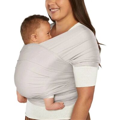 Ergobaby Aura Wrap Mesh - Mjuk Grå - Babylindor Ergobaby Aura Wrap Mesh - Mjuk Grå - Babylindor
