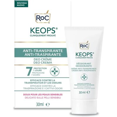 RoC Keops Deodorant Cream for Sensitive Skin 30ml RoC Keops Deodorant Cream for Sensitive Skin 30ml