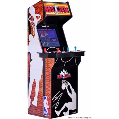 Machine d'arcade Arcade1Up - NBA JAM: Édition SHAQ - Publicité Machine d'arcade Arcade1Up - NBA JAM: Édition SHAQ - Publicité