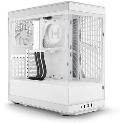 HYTE Y40 White Mid Tower PC Case - Glass & Ventilation HYTE Y40 White Mid Tower PC Case - Glass & Ventilation