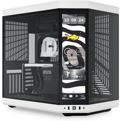 Hyte Y70 Touch Dual Chamber Mid-Tower ATX Gehäuse - Weiß Hyte Y70 Touch Dual Chamber Mid-Tower ATX Gehäuse - Weiß