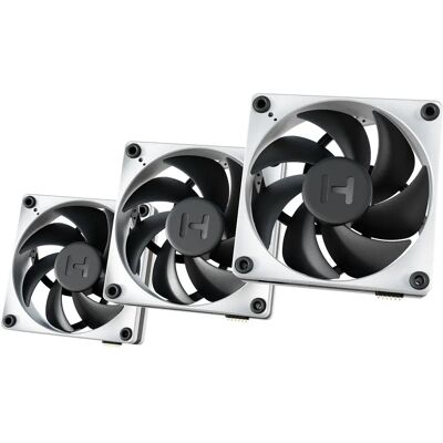 HYTE THICC FP12 Ventilador de caja - Negro, Blanco - 120mm - Pack de 3 HYTE THICC FP12 Ventilador de caja - Negro, Blanco - 120mm - Pack de 3