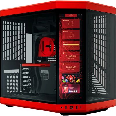HYTE Y70 Touch Infinite Torre Midi Ciliegia Nera PC HYTE Y70 Touch Infinite Torre Midi Ciliegia Nera PC
