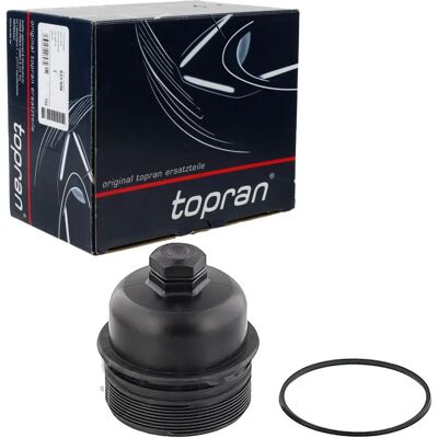 Coperchio della copertura del filtro olio Topran - Nero, Guarnizione, Fibra di vetro Coperchio della copertura del filtro olio Topran - Nero, Guarnizione, Fibra di vetro