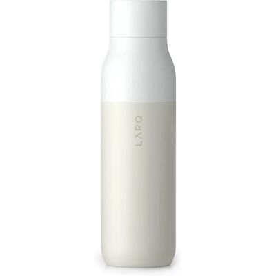 Bouteille LARQ Blanche 500ml Isolation à Vide Double Paroi - Publicité Bouteille LARQ Blanche 500ml Isolation à Vide Double Paroi - Publicité