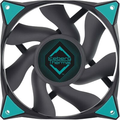 Ventilateur de boîtier informatique Iceberg Thermal Icegale 12 cm Noir - Publicité Ventilateur de boîtier informatique Iceberg Thermal Icegale 12 cm Noir - Publicité