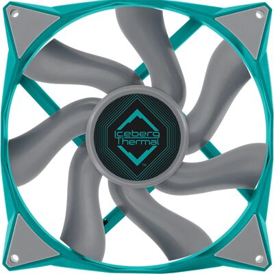 Iceberg Thermal IceGALE Ventilateur de boîtier - Turquoise - 14cm Iceberg Thermal IceGALE Ventilateur de boîtier - Turquoise - 14cm
