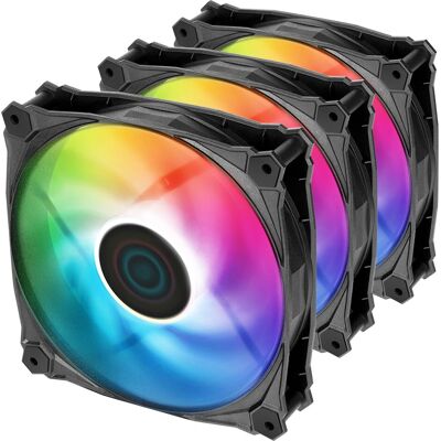 Ventilateur PC ARGB IceGALE Lightning Iceberg Thermal - Noir Ventilateur PC ARGB IceGALE Lightning Iceberg Thermal - Noir