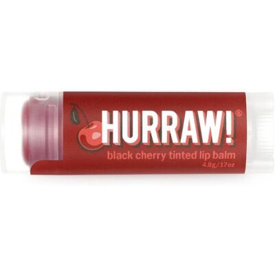 Hurraw Black Cherry Lip Balm - Lip Balm, Cherry, Natural Hurraw Black Cherry Lip Balm - Lip Balm, Cherry, Natural