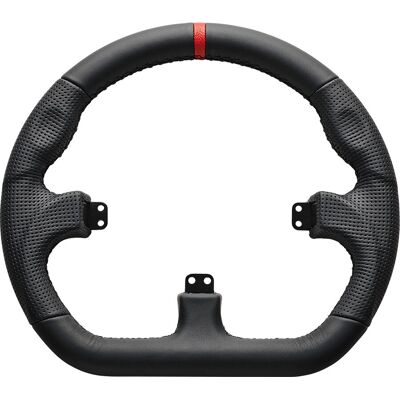 Asetek SimSports GT Geschlossen D Schwarzer Lederreifen Asetek SimSports GT Geschlossen D Schwarzer Lederreifen
