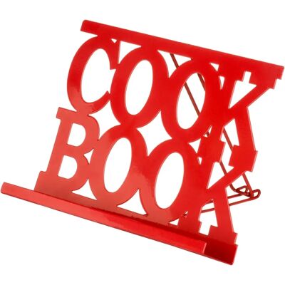 Premier Housewares Support pour Livre de Cuisine - Rouge - Support rouge Premier Housewares Support pour Livre de Cuisine - Rouge - Support rouge