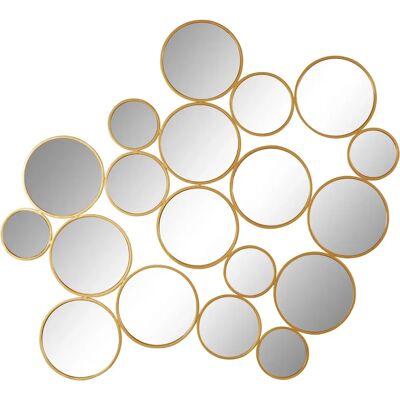 Leonique Malisa Wandspiegel - Modern, gold, 19 Elemente, 121x110 cm Leonique Malisa Wandspiegel - Modern, gold, 19 Elemente, 121x110 cm