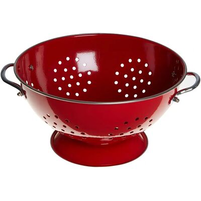 Premier Housewares Emaljerad retro sil - Röd - 13x23x23 cm Premier Housewares Emaljerad retro sil - Röd - 13x23x23 cm
