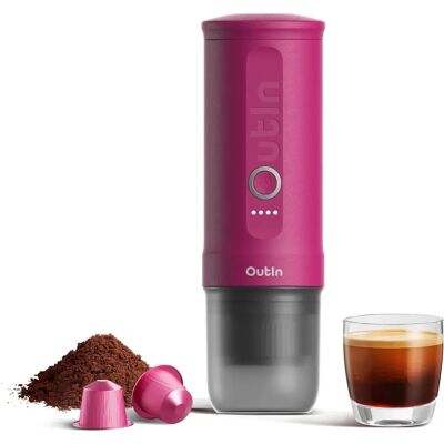 Outin Nano - Rojo Carmesí - Máquina de Café en Cápsulas Outin Nano - Rojo Carmesí - Máquina de Café en Cápsulas