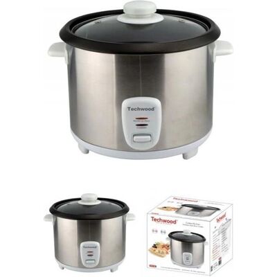 Cuiseur à Riz Techwood 1,8L - Antiadhésif, Arrêt Automatique Cuiseur à Riz Techwood 1,8L - Antiadhésif, Arrêt Automatique