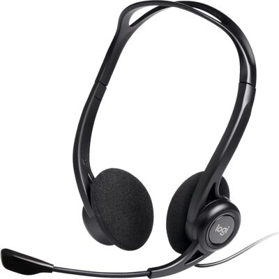 Logitech 960 Headset - Noise-Canceling USB Microphone Logitech 960 Headset - Noise-Canceling USB Microphone