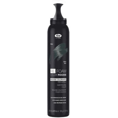 Lisap RE.FOAM Schwarz - Haarschaum - Temporäre Farbe Lisap RE.FOAM Schwarz - Haarschaum - Temporäre Farbe