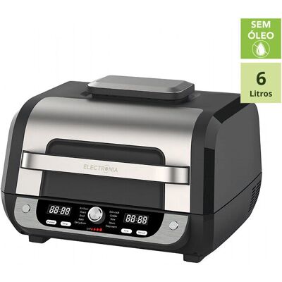 Electronia - 1329674 - 6 L - 1750 W - Fritadeira sem óleo Electronia - 1329674 - 6 L - 1750 W - Fritadeira sem óleo