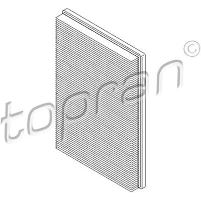 TOPRAN - 501667 - Rektangulær - Luftfilter TOPRAN - 501667 - Rektangulær - Luftfilter