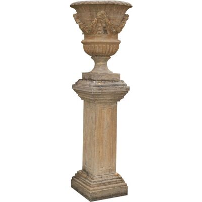 Biscottini Steinfundamentvase - Stein, L65xPR65xH198 cm Biscottini Steinfundamentvase - Stein, L65xPR65xH198 cm